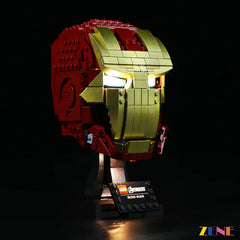 Light LEGO Iron Men Helmet #76165 Kit