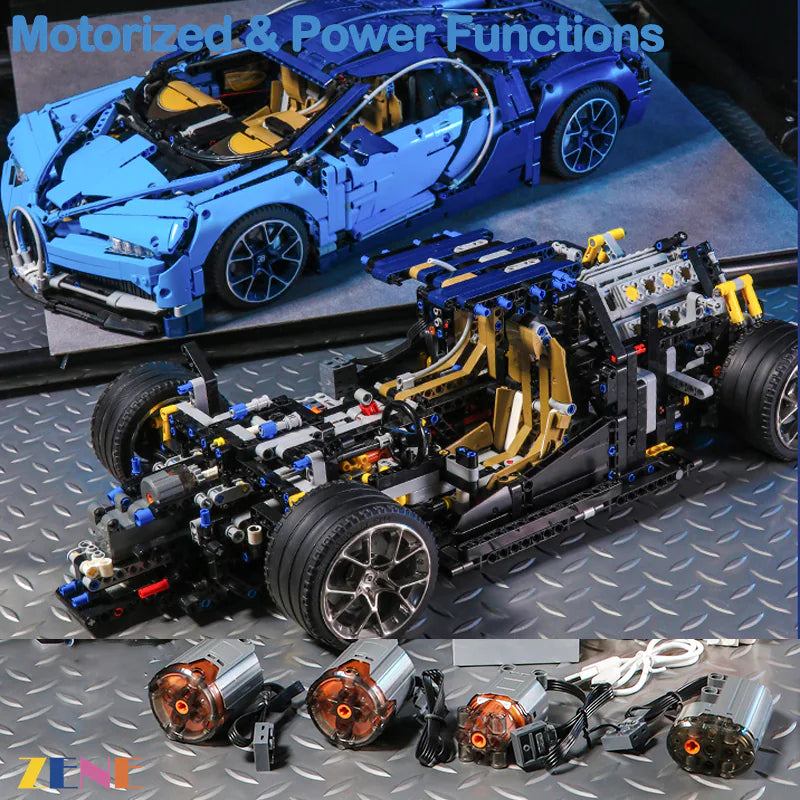 Motorized Kit for LEGO Bugatti Chiron #42083 Power Functions