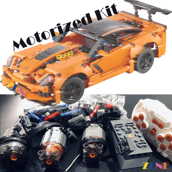 Power Functions Kit for LEGO Chevrolet Corvette ZR1 #42093 Motor