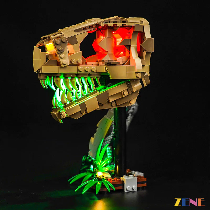 Light Kit for LEGO Dinosaur Fossils T-rex Skull #76964