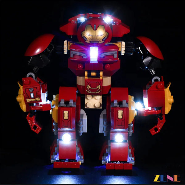 Light Kit for LEGO The Hulkbuster Smash-Up #76104