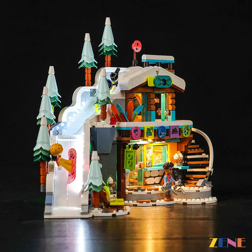 Zene Lego Holiday Ski Slope and Café