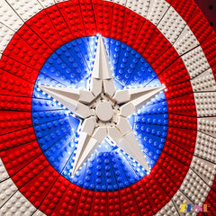 Zene Lego Captain America Shield Light Kit