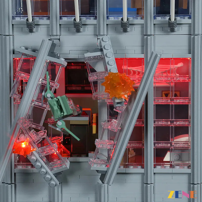 Lego Avengers Tower Connected to Daily Bugle