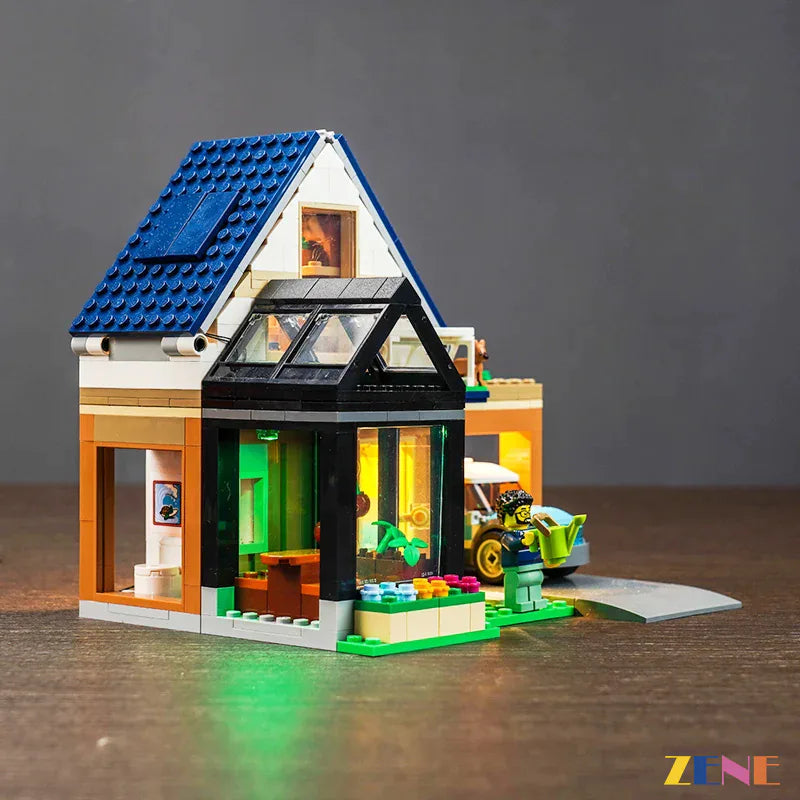 LEGO Family House and Electric Car #60398 Light Kit