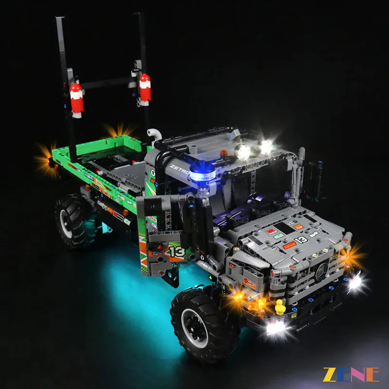 Light Kit for LEGO Mercedes-Benz Zetros Trial Truck 4X4 #42129