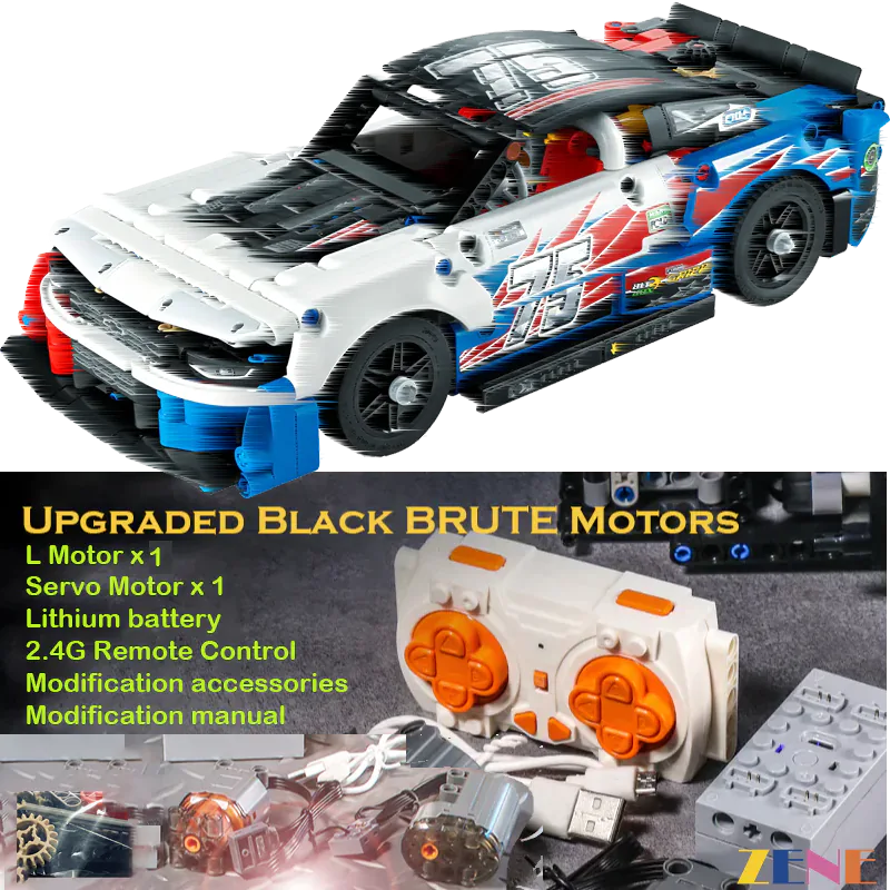 Power Functions Kit for LEGO NASCAR Next Gen Chevrolet Camaro ZL1 #42153