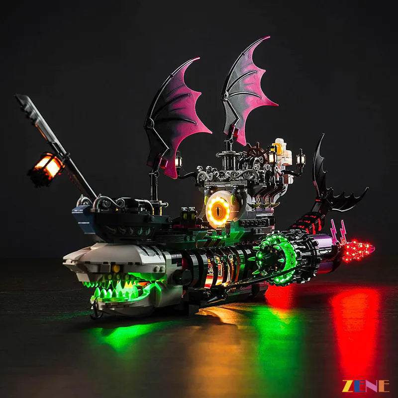 Light Kit for LEGO DREAMZzz Nightmare Shark Ship #71469