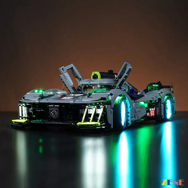 Lego Peugeot 9x8 Light Kit Le Mans Hybrid Hypercar 42156