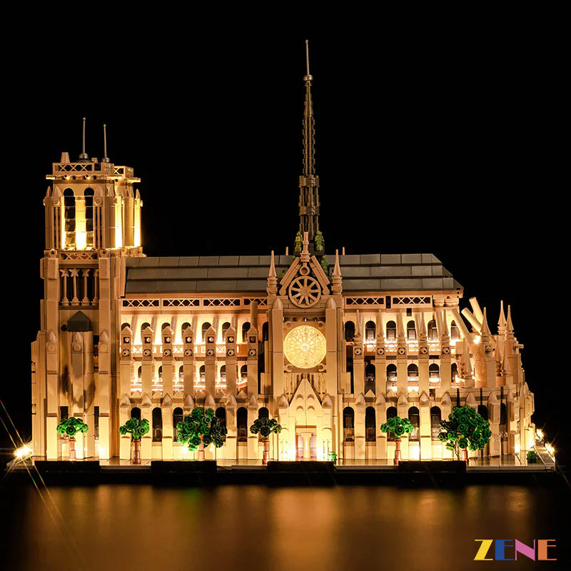 Light Kit for Notre Dame de Paris LEGO #21061