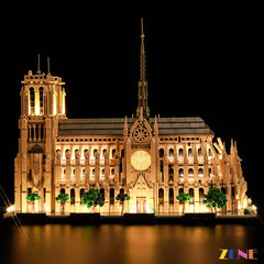 Light Kit for Notre Dame de Paris LEGO #21061