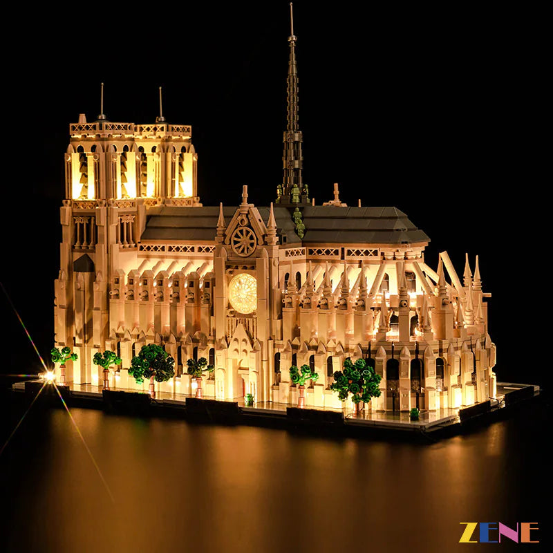 Light Kit for Notre Dame de Paris LEGO #21061