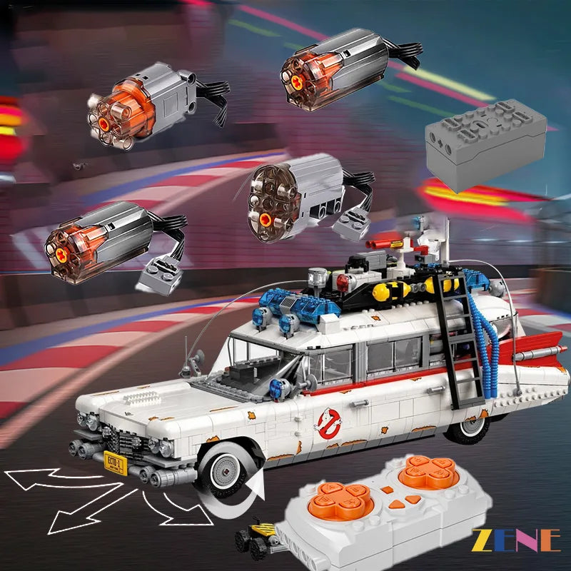Motorized Kit for LEGO Ghostbusters ECTO-1 #10274 Power Functions