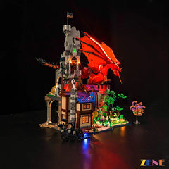 Light Kit for LEGO Dungeons Red Dragon's Tale DND 21348