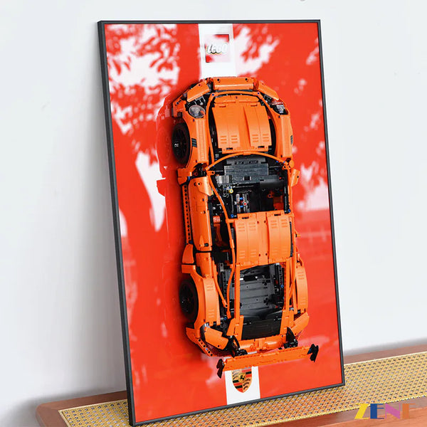 Technics' Photo Frame Display Board for LEGO Cars