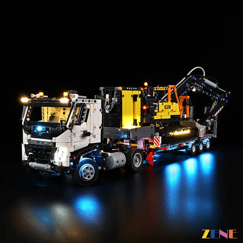 Light Kit for LEGO Volvo FMX Truck & EC230 Electric Excavator #42175