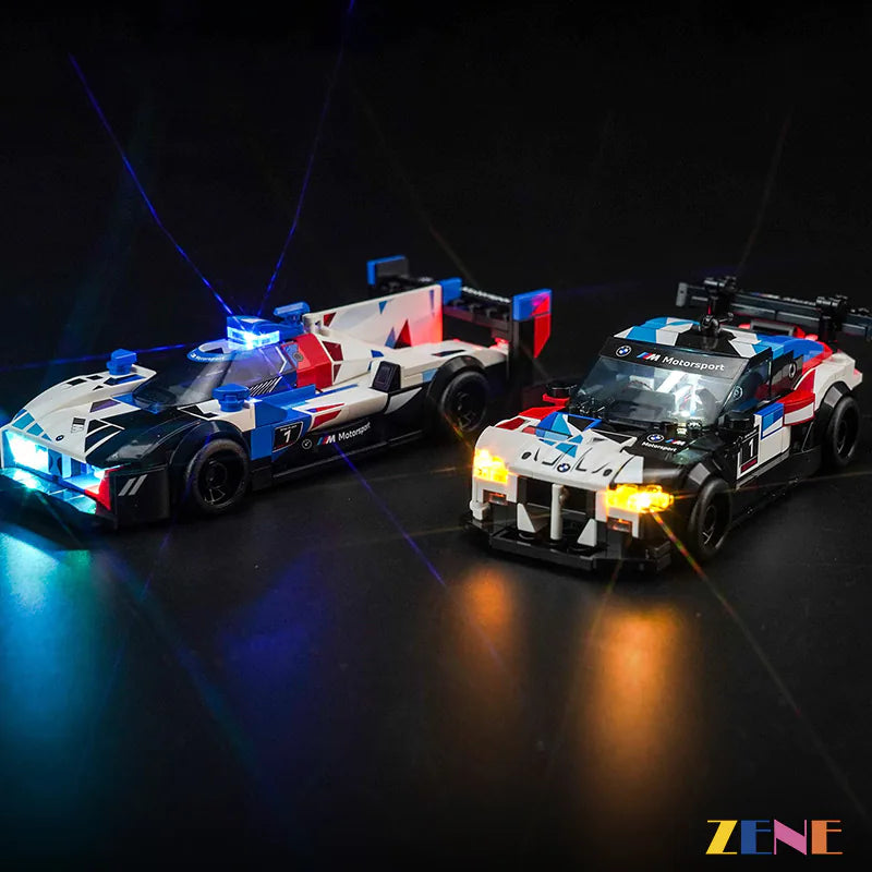 Light Kit for LEGO BMW M4 GT3 & BMW M Hybrid V8 Race Cars #76922