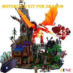 Motorized Kit for LEGO Dungeons Dragons Red Dragon's Tale #21348 Power Functions