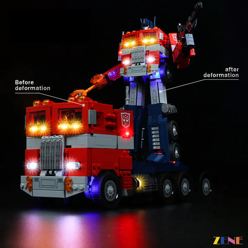 Lego Optimus Prime Light Kit