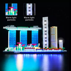 ZENE Bricks Lego Singapore Light Kit