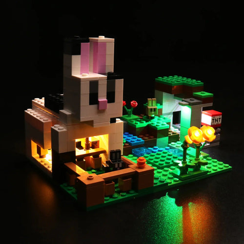 ZENE Bricks Minecraft Lego Rabbit Ranch