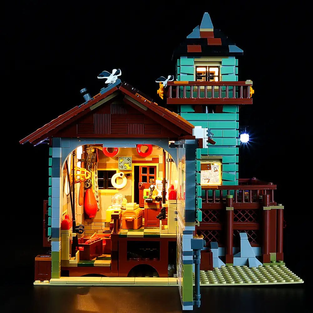 LED Light Kit for LEGO Old Fishing Store 21310 