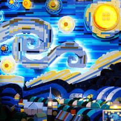 lego van gogh set starry night