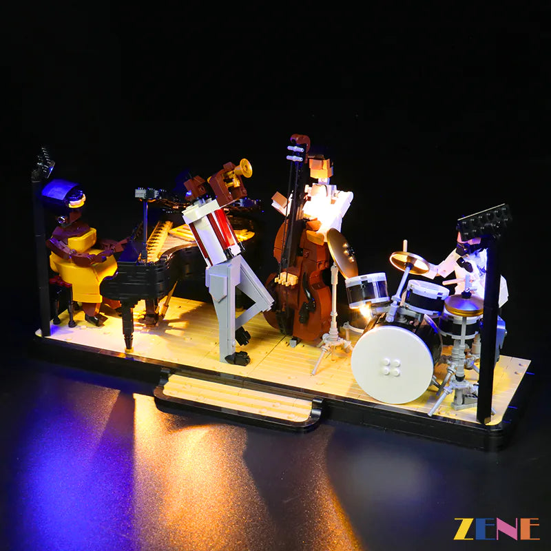 ZENE Jazz Quartet Lego 21334 Light Kit Set