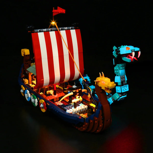 Lego Viking Ship and the Midgard Serpent