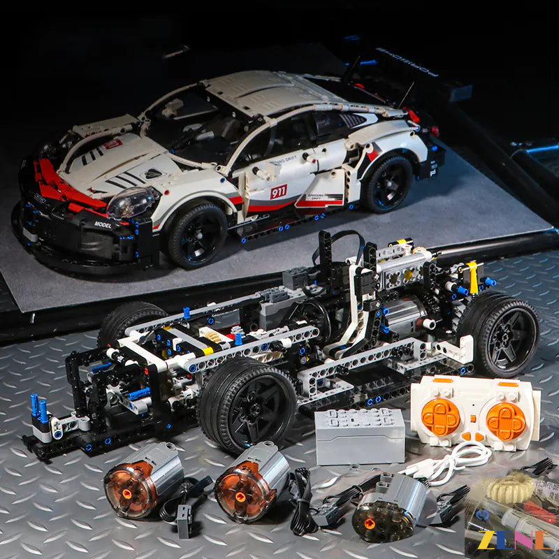 Power Functions Kit for LEGO Porsche 911 RSR #42096 Motor