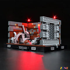 lego star wars diorama trash compactor