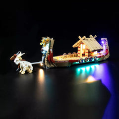 zene lego goat boat 76208 w Light Kit