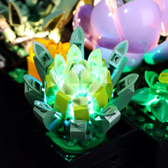 ZENE Bricks Lego Succulents Light Kit