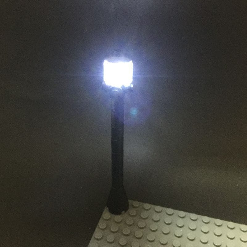 MOC Accessory 1pcs LED Street Light High Foot Version