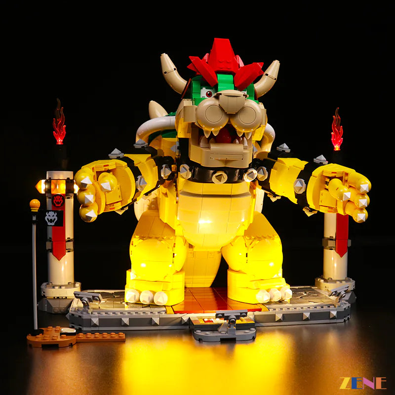 lego bowser set super mario mighty bowser lego