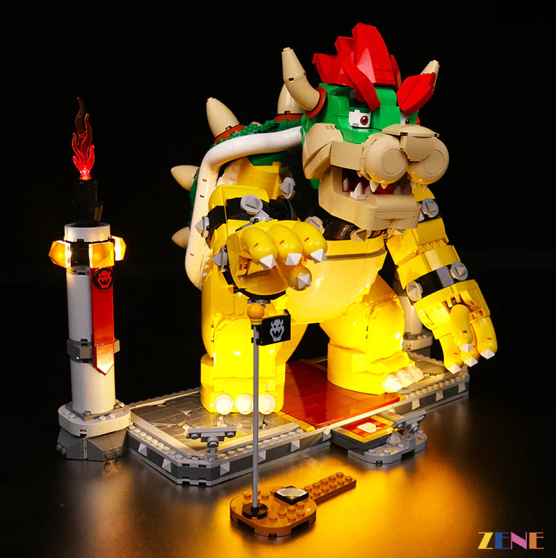 lego bowser set super mario mighty bowser lego