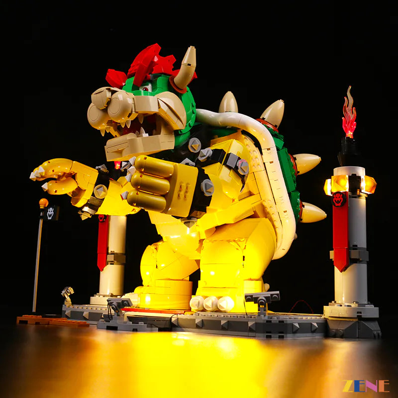 lego bowser set super mario mighty bowser lego