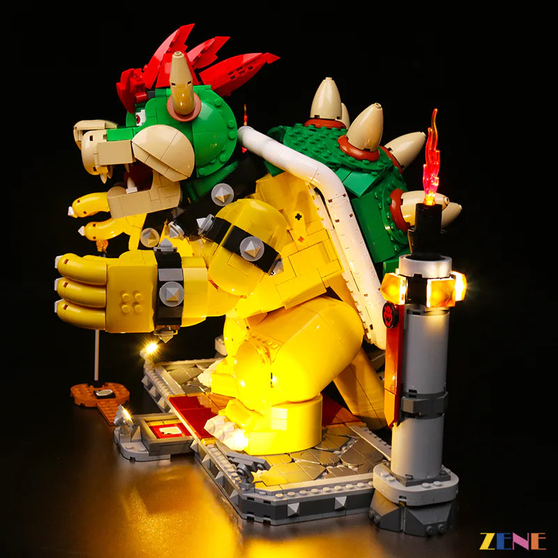 lego bowser set super mario mighty bowser lego