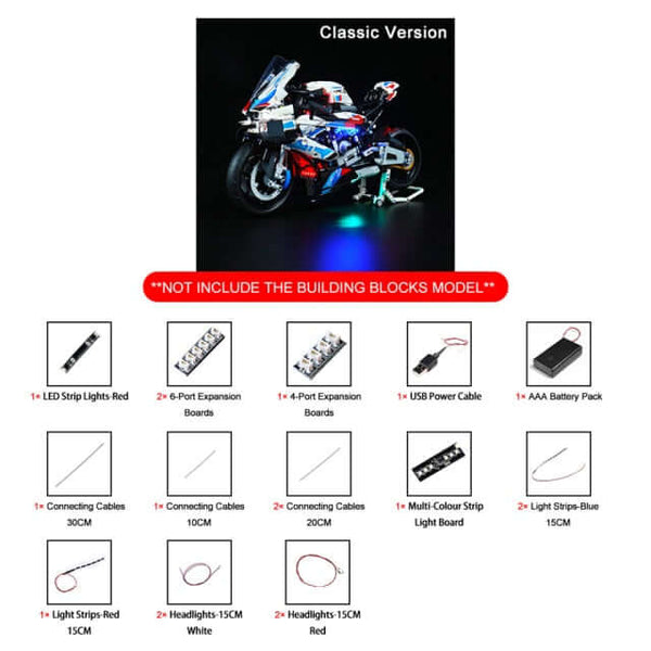 LEGO Technic™ Motorcycle M1000 Light