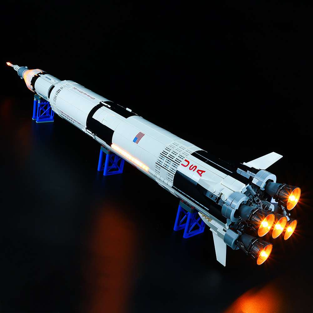 Light Kit for LEGO Apollo Saturn V #92176 #21309